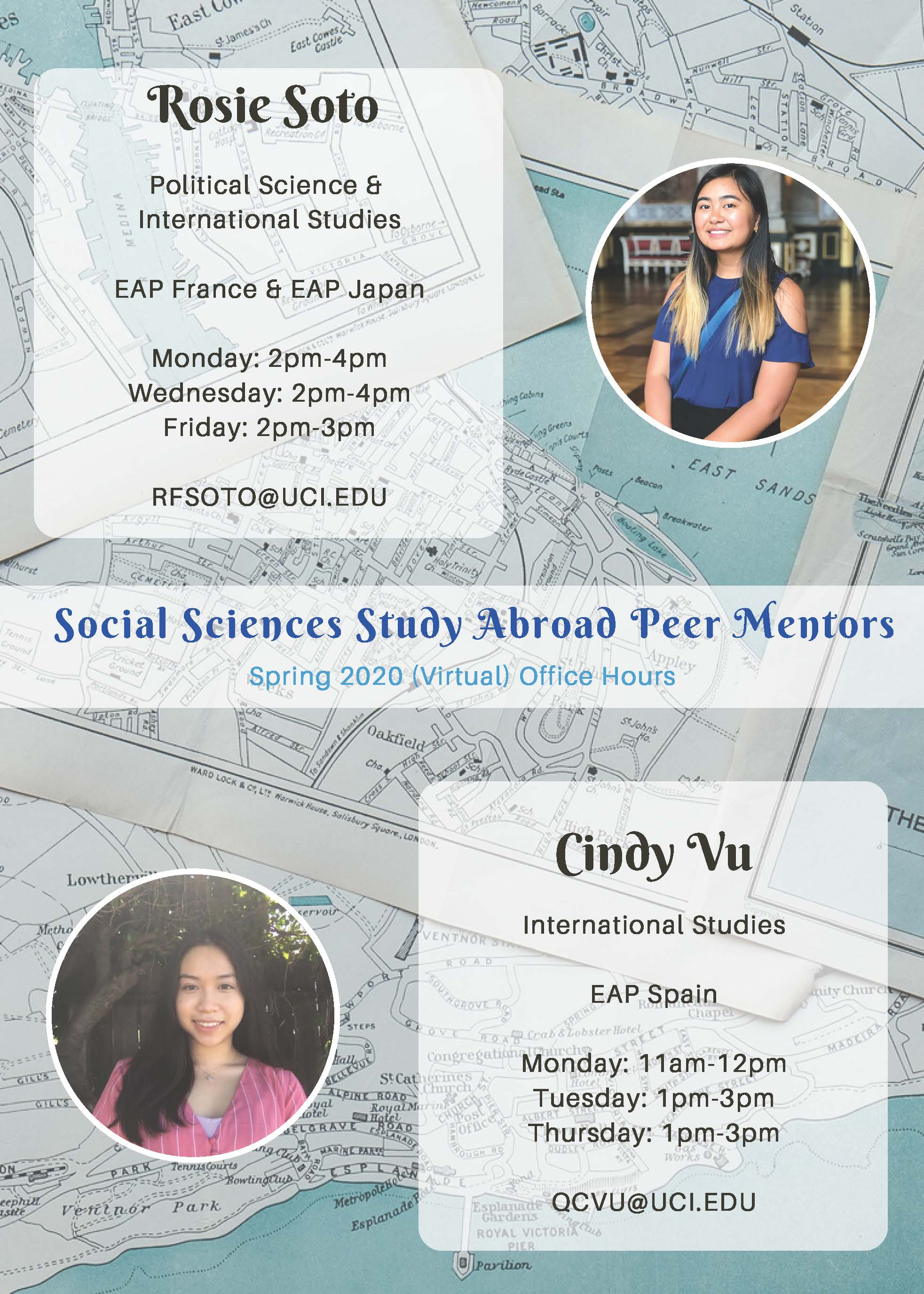 Peer Mentors Spring 2020 Office Hours