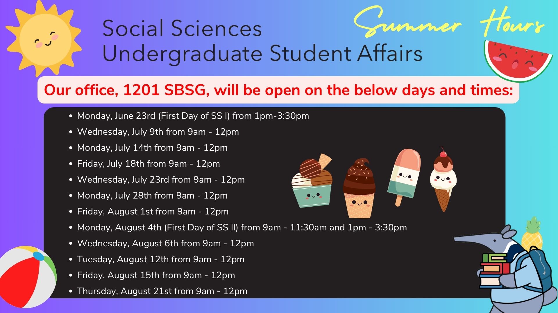 Summer Hours
